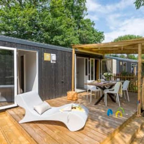 Stacaravan 4 personen - Cottage Cocoon 4p 2bed 2bad Clim Premium