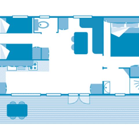 MOBILHOME 4 personas - Cabaña 4p 2bed ****