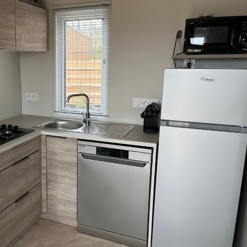 Mobilheim 10 Personen - TRIBU Meerblick - 1 Mobilheim 6 pers + 1 Mobilheim 4 pers