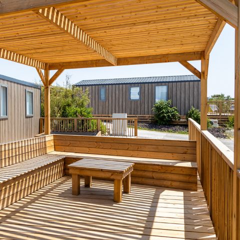 MOBILE HOME 10 people - TRIBU - 1 mobile-home 6 pers + 1 mobile-home 4 pers