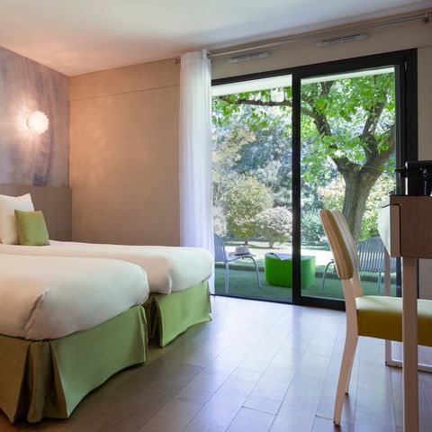 Zimmer 2 Personen - Deluxe Doppelzimmer - Blick auf die Sorgue