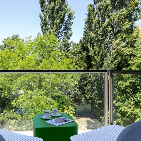 Camera 2 persone - Camera doppia Deluxe - Vista Sorgue (Pernottamento e Prima Colazione)