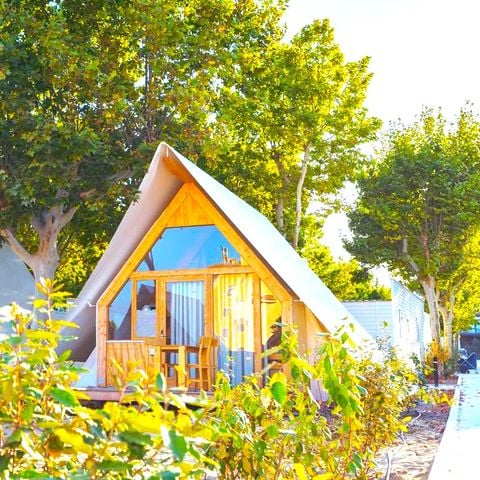 Canvas and wooden tent 4 persons - Hanna 4 pers