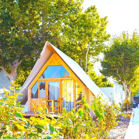 Tente en toile et en bois 4 personnes - Hanna 4 pers
