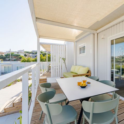 Bungalow 5 personen - Bungalow Leo zeezicht 4/5 pers