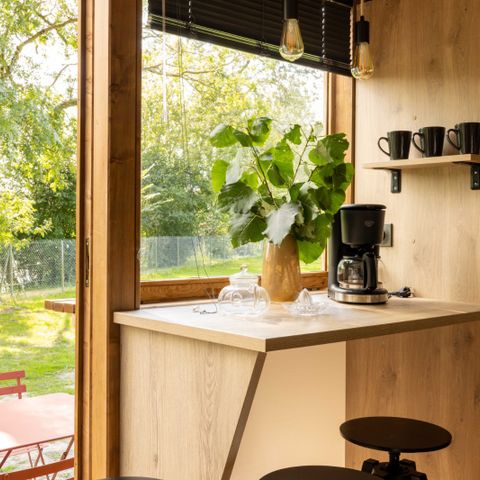 Glamping tent 4 persons - Tiny House - 2 bedrooms + Terrace
