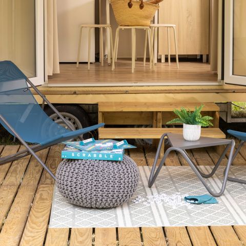 CANVAS BUNGALOW 4 people - Bike home/ Sweet Coco - 2 bedrooms + Fridge + Terrace