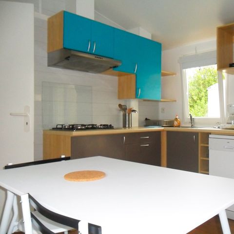 Stacaravan 4 personen - Stacaravan Confort Ploumanac'h Dimanche- 2 slaapkamers