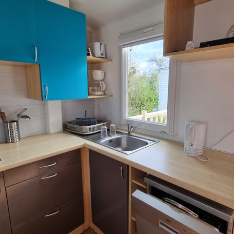 Stacaravan 4 personen - Stacaravan Confort Ploumanac'h Dimanche- 2 slaapkamers