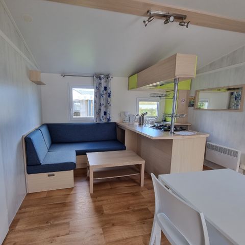 Stacaravan 4 personen - Stacaravan Confort Agapanthe - 2 slaapkamers