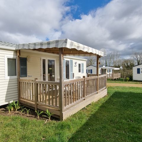 Stacaravan 4 personen - Stacaravan Confort Agapanthe - 2 slaapkamers