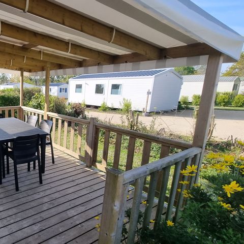 Stacaravan 6 personen - Stacaravan Confort Goëlo - 3 slaapkamers