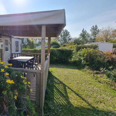 Stacaravan 6 personen - Stacaravan Confort Goëlo - 3 slaapkamers