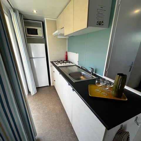 Stacaravan 6 personen - Prestige - 3 kamers - 34m² - Frankrijk