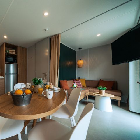 Stacaravan 6 personen - Prestige Plus - 2 slaapkamers - 32m² - Frankrijk