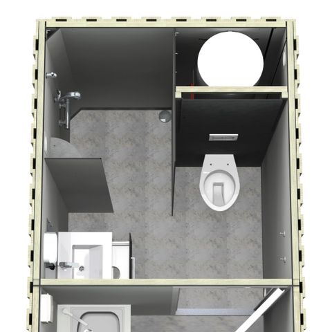 STAANPLAATS - Standplaats met privé sanitair