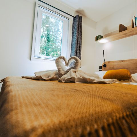 Stacaravan 6 personen - Stacaravan Prestige Plus zeezicht - 3 Slaapkamers - 32m² - Frankrijk