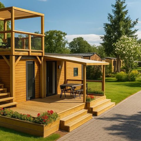 CASA MOBILE 6 persone - Casa mobile Prestige Plus vista mare - 3 Camere da letto - 32m² - Francia