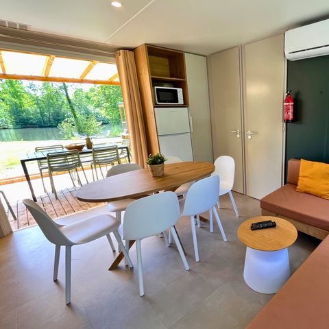 CASA MOBILE 6 persone - Prestige Plus 3 camere da letto 33m² - Lato giardino