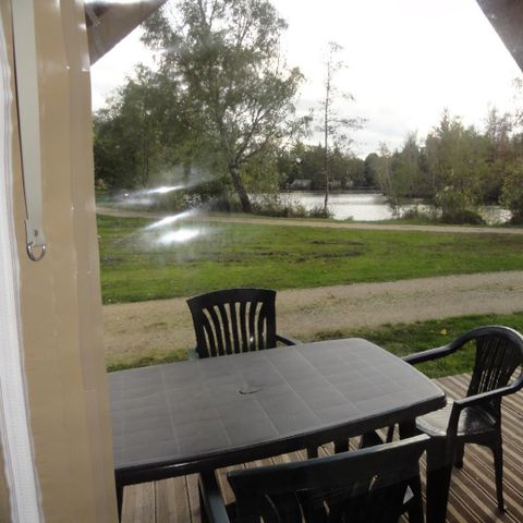 TENDA IN TELA E LEGNO 4 persone - Tenda Lodge insolita senza servizi igienici 2 camere da letto 25m²