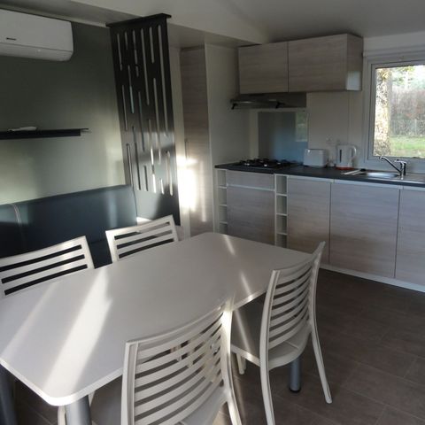 Mobile home 4 persons - Prestige 2 bedrooms - 2 bathrooms 35m² - 2 bedrooms - 1 bathroom