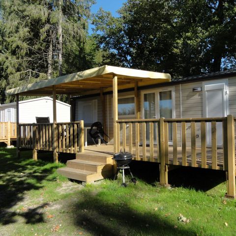 Mobile home 4 persons - Prestige 2 bedrooms - 2 bathrooms 35m² - 2 bedrooms - 1 bathroom