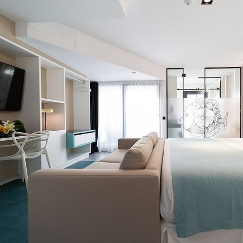Kamer 2 personen - Balkon - Uitzicht op Zee