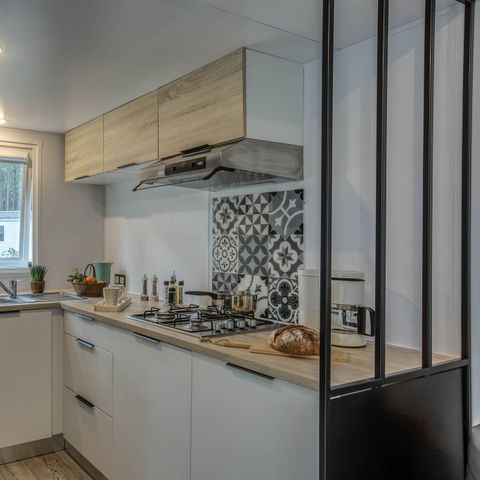 Stacaravan 4 personen - Comfort - 2 slaapkamers - Airconditioning.