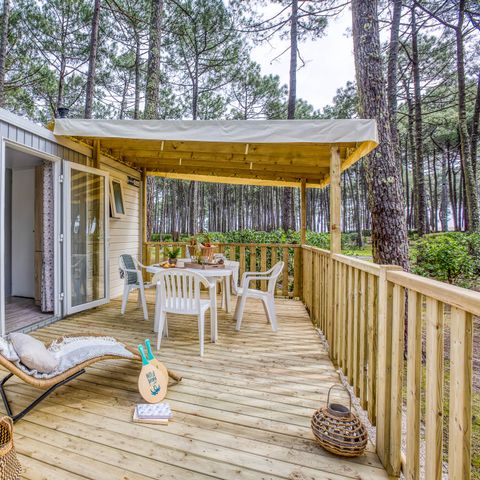 Mobile home 4 persons - Comfort - 2 bedrooms - Air conditioning.
