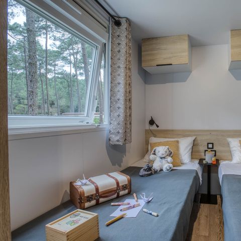 Mobilheim 4 Personen - 3 Kleeblätter - 2 Zimmer - Klima.