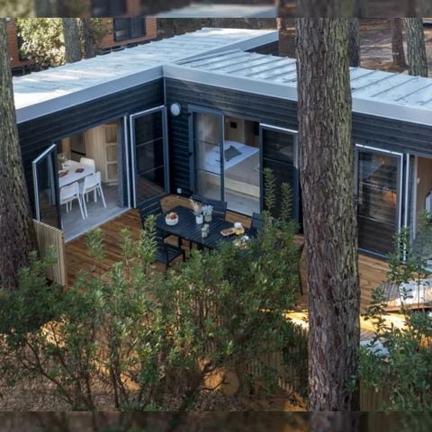 UNIEKE ACCOMMODATIE 6 personen - Tiny huis Confort - 3 slaapkamers - 2 badkamers met douche