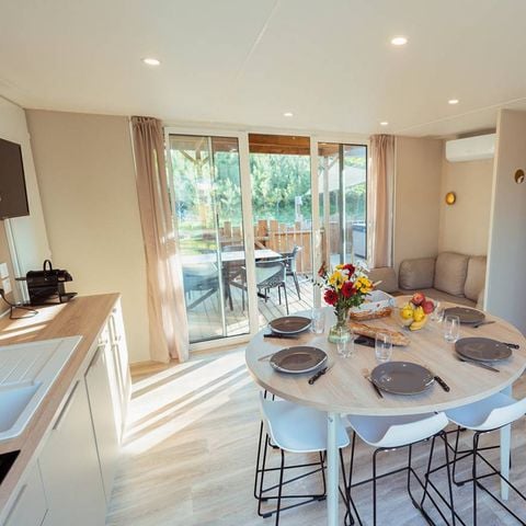 Mobilheim 4 Personen - Exclusiv - 2 Schlafzimmer - 2 Badezimmer - Klim.