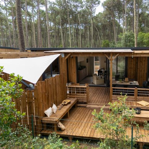 BUNGALOW 4 personnes - Exclusif - 2 chambres - 2 salles d'eau - Clim.