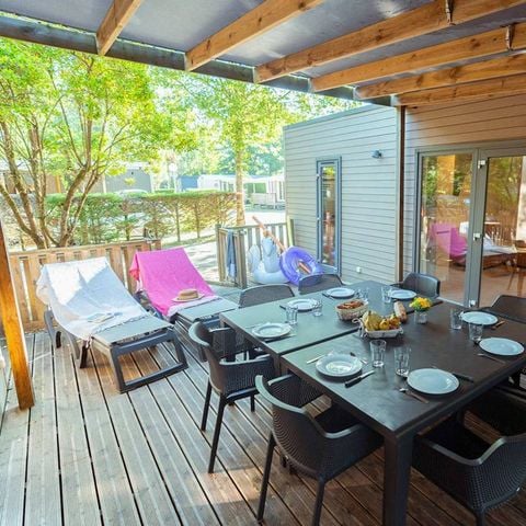 MOBILHOME 8 personnes - Exclusif - 4 chambres - 3 salles d'eau - Clim. 2 modules