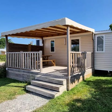 Stacaravan 4 personen - Mobile-Home DOGGY 3 Kamers 4 Personen + TV