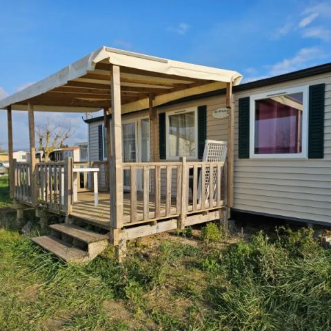 Mobilheim 6 Personen - Mobil Home Aqua 3Zi 6PersTerrasse Halbüberdacht Clim TV