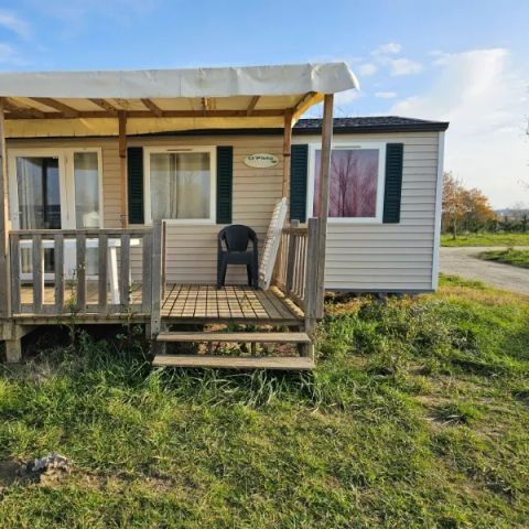 BUNGALOW 6 personnes - Mobil Home Aqua 3ch 6persTerrasse Semi-Couverte Clim TV