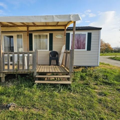 MOBILHOME 6 personnes - Mobil Home Aqua 3ch 6persTerrasse Semi-Couverte Clim TV