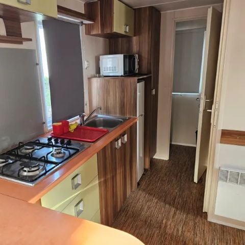 MOBILHOME 4 personnes - Mobil Home Aqua 2ch 4pers Terrasse Semi-Couverte Clim TV