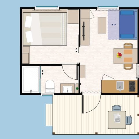 BUNGALOW 2 persone - Yucatan