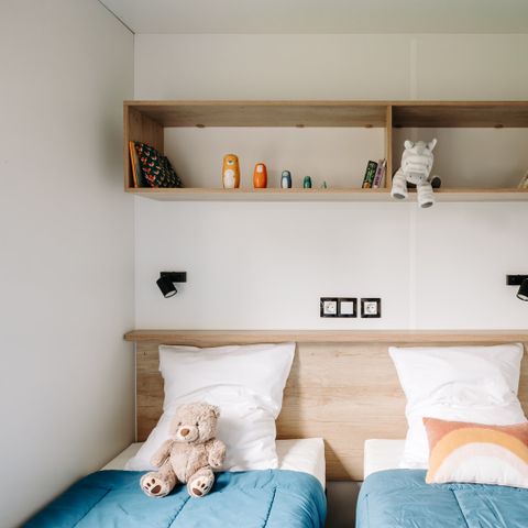 Stacaravan 6 personen - PREMIUM hut | 3 slaapkamers