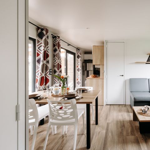 Mobilheim 6 Personen - PREMIUM-Hütte | 3 Schlafzimmer