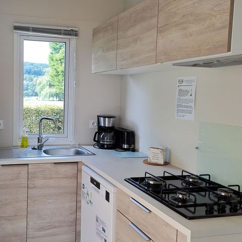 MOBILHOME 6 personas - Casa móvil premium de 3 dormitorios y 33 m² de superficie