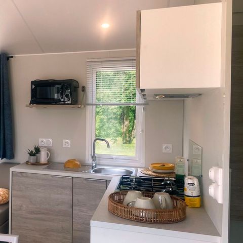 MOBILHOME 8 personas - Casa móvil premium de 4 dormitorios, 40 m² de superficie habitable