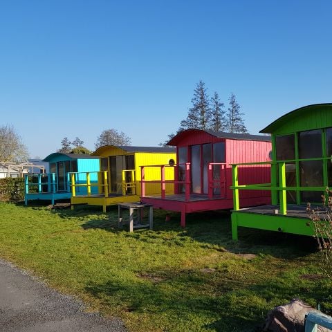 UNUSUAL ACCOMMODATION 3 people - The trailers of the Terre d'Auge lake
