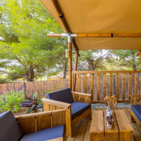 TENDA IN TELA E LEGNO 4 persone - Tenda Lodge, 4 posti letto, PRM