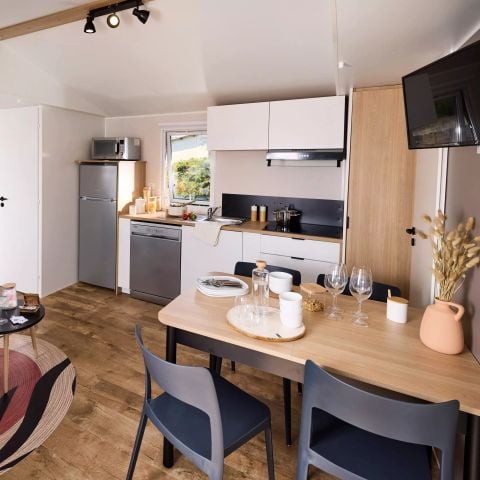 Stacaravan 6 personen - Stacaravan 4 kamers 6 personen Airconditioning