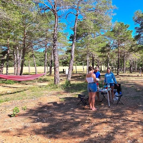 PARCELA - Parcela con electricidad incluida para 2 personas (1 tienda o 1 furgoneta o 1 caravana o 1 autocaravana)