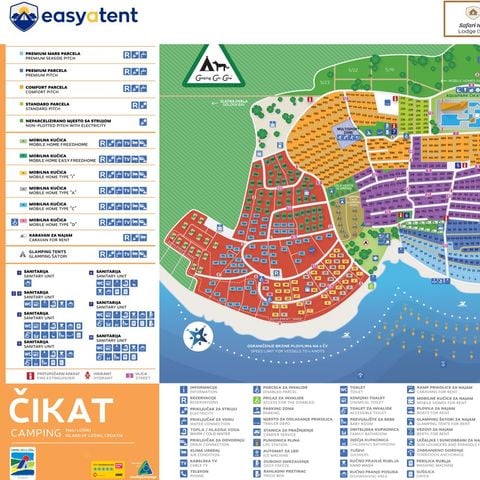 TENTE TOILE ET BOIS 5 personnes - Cikat - Safari tent Lodge (6P)