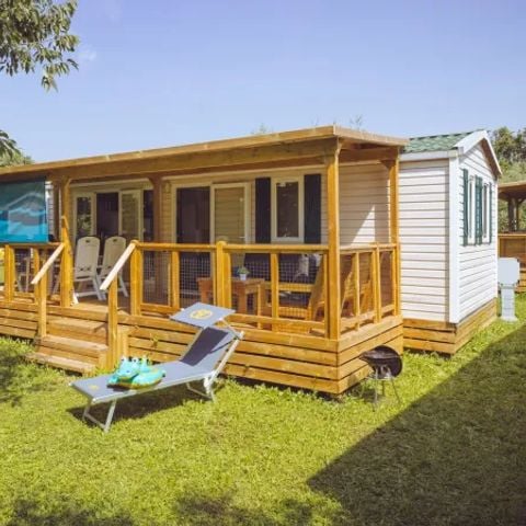 MOBILHOME 7 personas - Comfort Plus 3 dormitorios Salón con lavavajillas